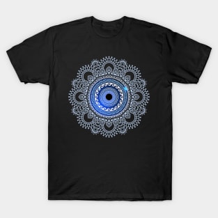 Mati Evil Eye Greek Keys Ornament Ioanna Collection T-Shirt